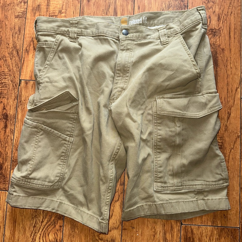 Carhartt Men's Khaki Cargo Shorts